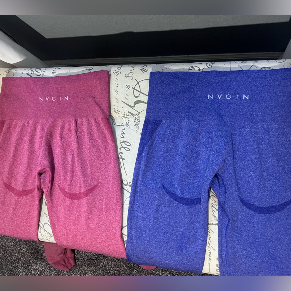 NVGTN 2 leggings for sale pink/purple seamless leggings